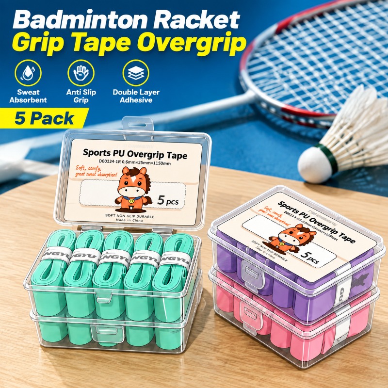 Badminton Grip Tape - Nastro per Impugnatura Racchetta da Badminton