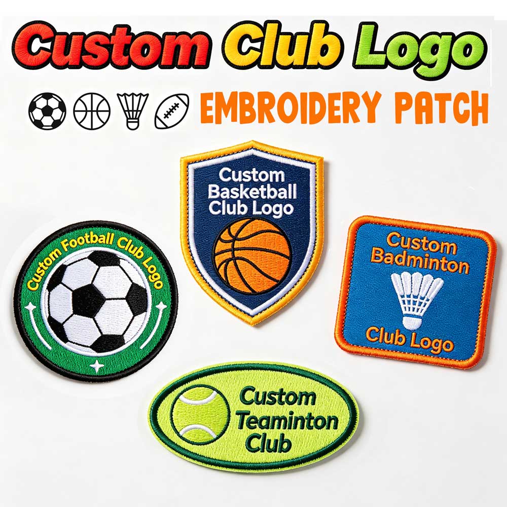 Patch Ricamata Personalizzata  - Badminton Club Logo recensione e prezzo