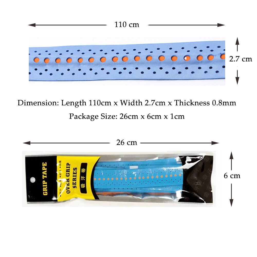 1.1m antiscivolo Tennis Badmin - Badminton Grip Tape recensione e prezzo