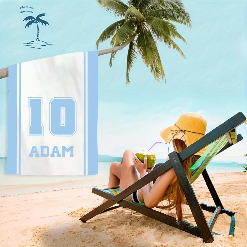 Asciugamano da Spiaggia Person - Badminton Club Logo recensione e prezzo
